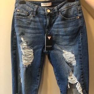 Guess denim shorts new with tag